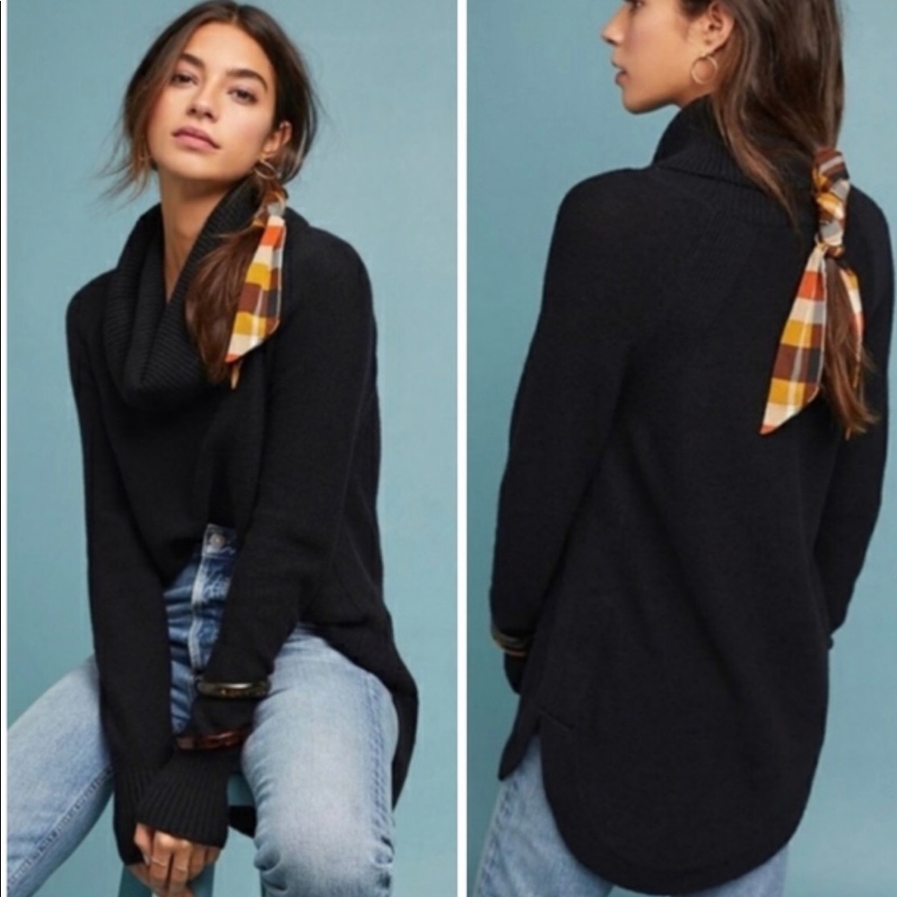 Anthropologie Moth Brenta Cowl-neck Sweater